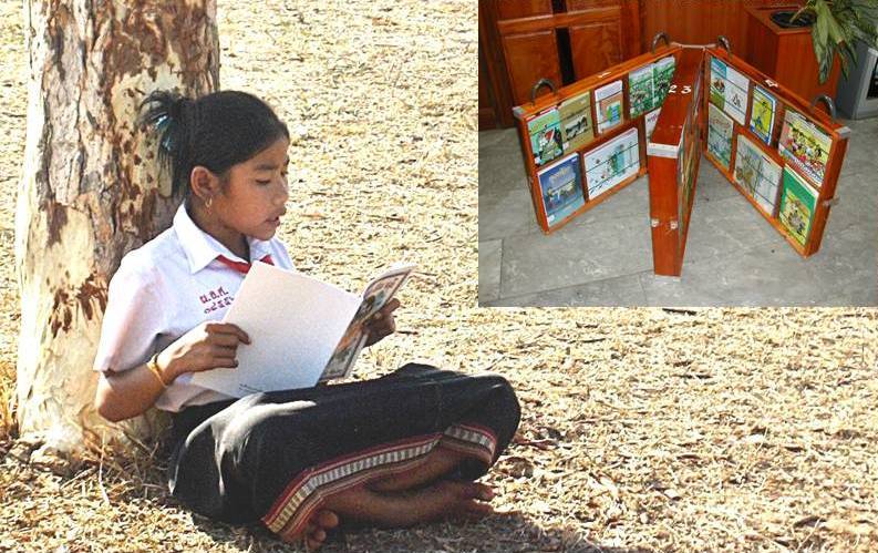 「ラオスの学校へ図書セットを贈る」プロジェクト