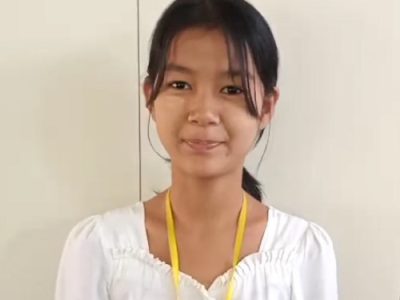 【ミャンマー】HOPE奨学金候補生 母の収入だけで進学を望むチットさん
